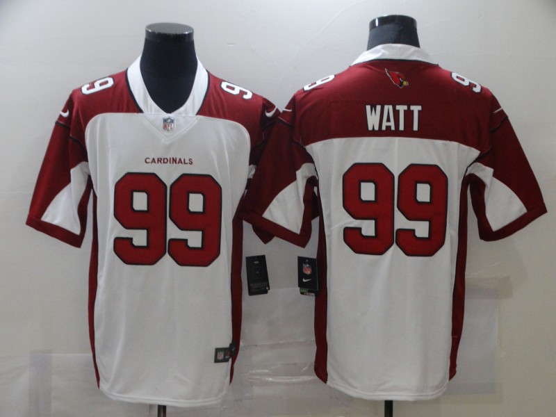 Men Arizona Cardinals #99 Watt White Nike Vapor Untouchable Limited NFL Jerseys->arizona cardinals->NFL Jersey